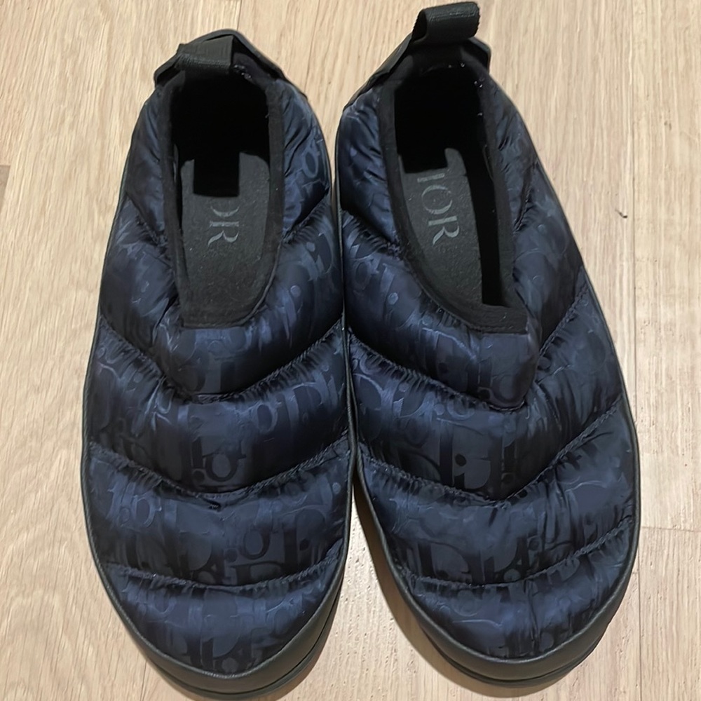 Dior oblique snow slippers